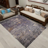 handmade Modern Kafkaz Grey Ivory Hand Knotted RECTANGLE WOOL&SILK area rug 9 x 12